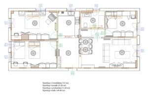 Apartament blisko plaży 3+1 Nr.Ref.RW045