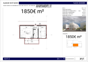Nowe mieszkanie w Sarandzie AP04P5 74m2 Nr.Ref:RP056