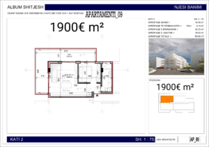 Nowe mieszkanie w Sarandzie AP04P5 74m2 Nr.Ref:RP056